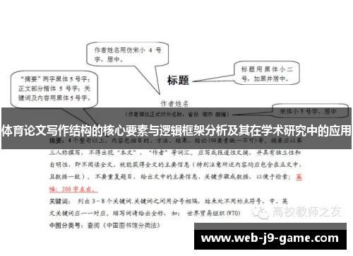 体育论文写作结构的核心要素与逻辑框架分析及其在学术研究中的应用